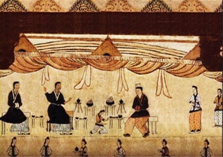 고구려 무용총_접객도